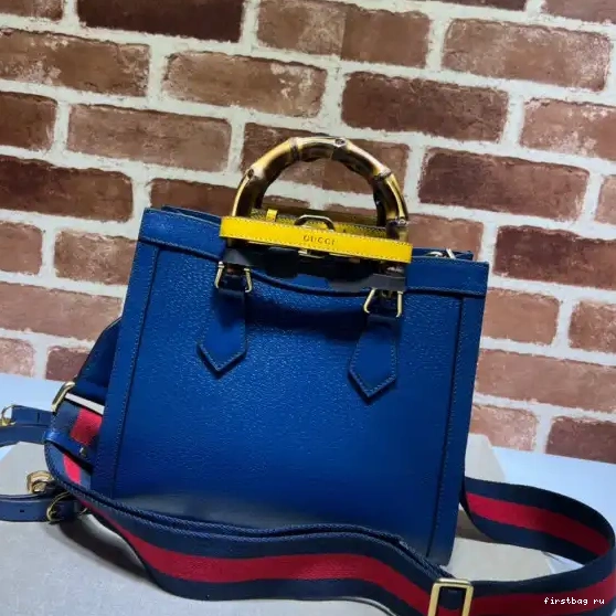 First bag ru bag Diana GUCCI tote small 0604